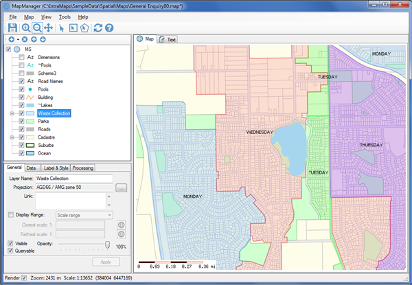 MapManager application